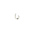 16G Titanium V Shape Septum Clicker Hoop Ring