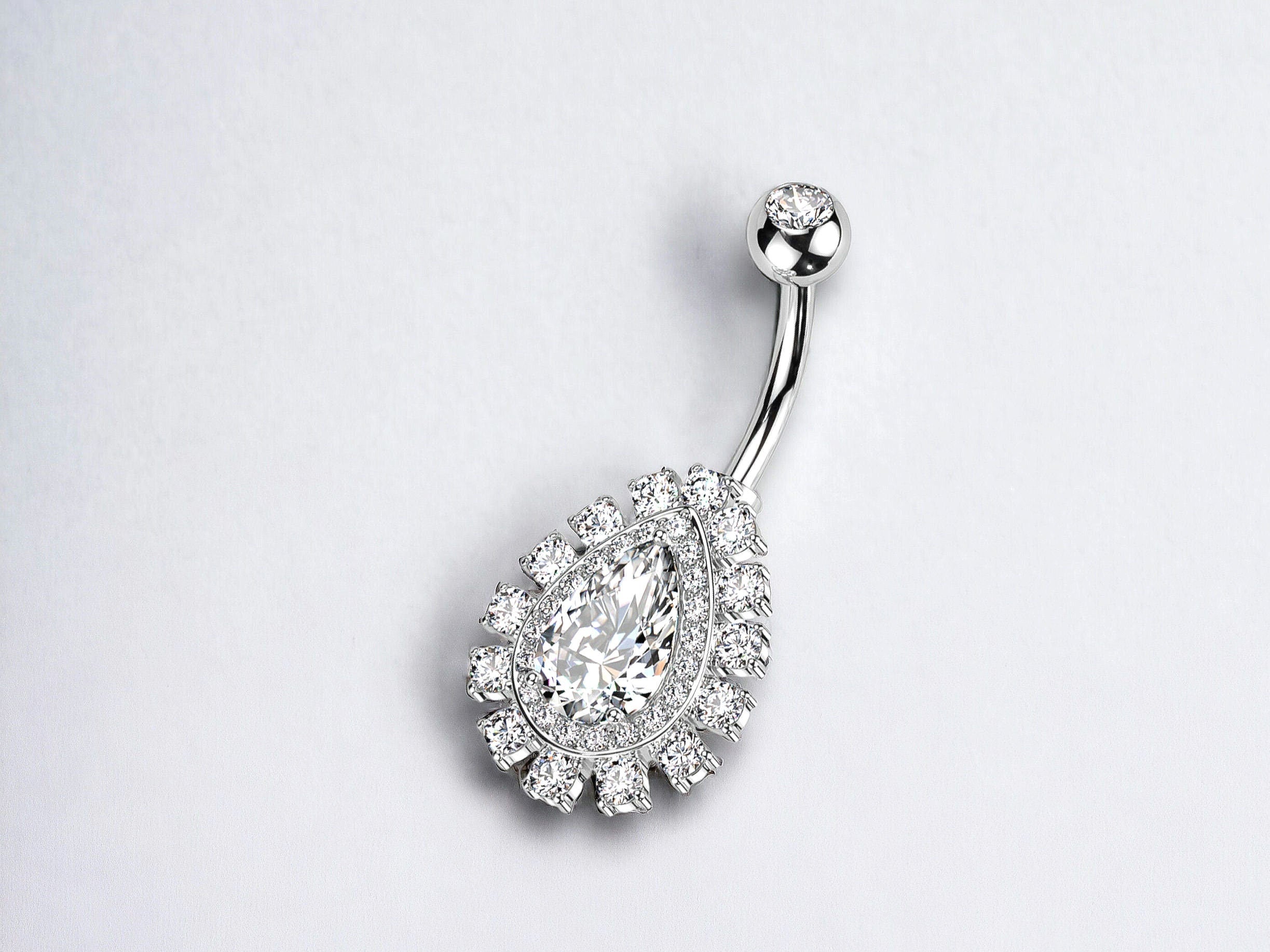 Teardrop Belly Ring