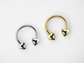 Heart Septum Ring, Small Heart Dangle Septum Piercing Ring, 16g Gold Silver Septum Piercing Nose Piercing Hoop Ring