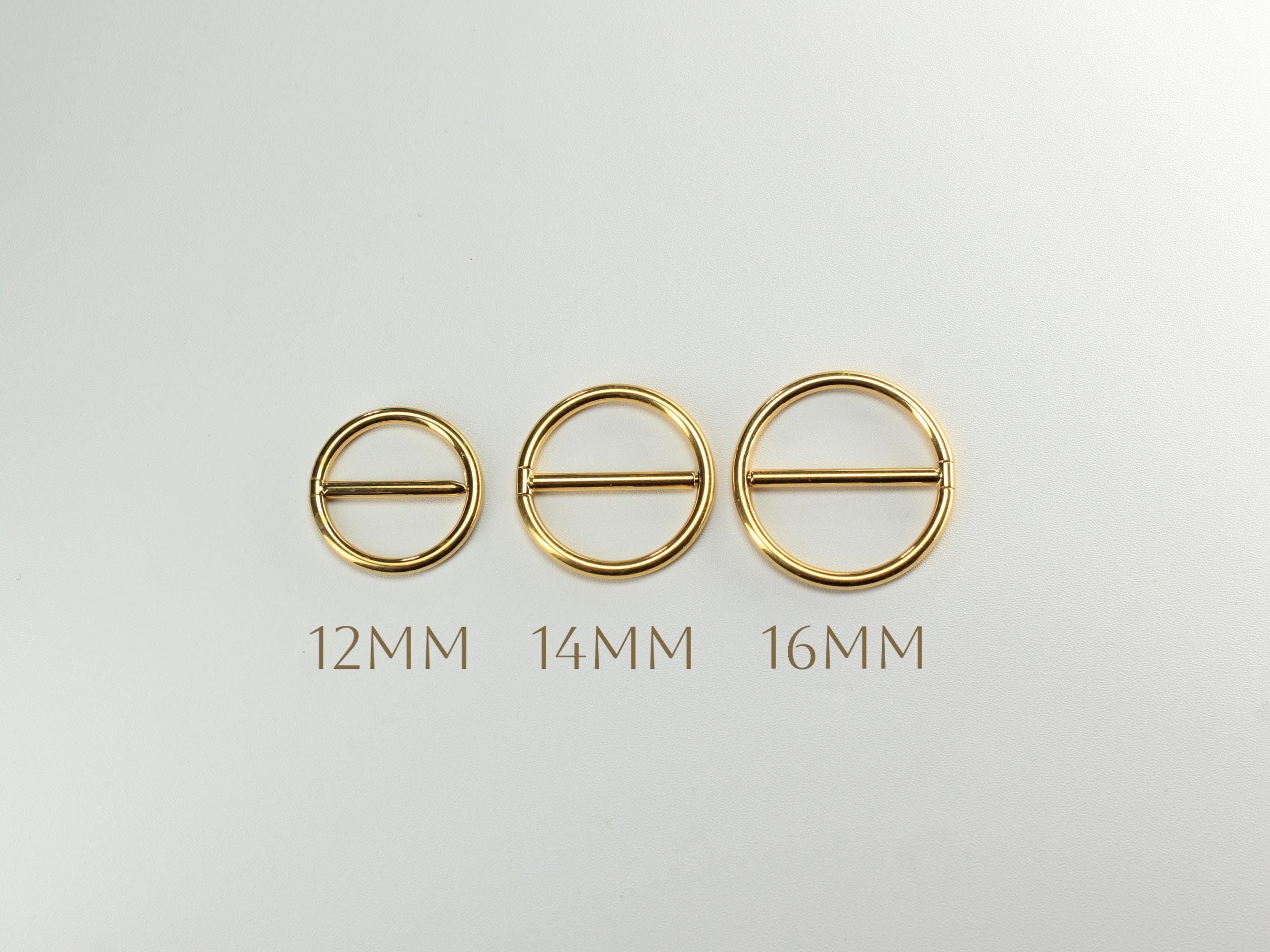 Simple Gold Nipple Clicker Ring, Titanium Grade Hinged Nipple Ring Piercing, 14G Everyday Wear Round Nipple Barbell, Unique Body Jewelry