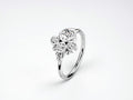 Silver Nose Piercing Hoop Ring, Silver Hoop with Diamond Thin Snug Fit 20g Nose Piercing Hoop Ring Jewelry