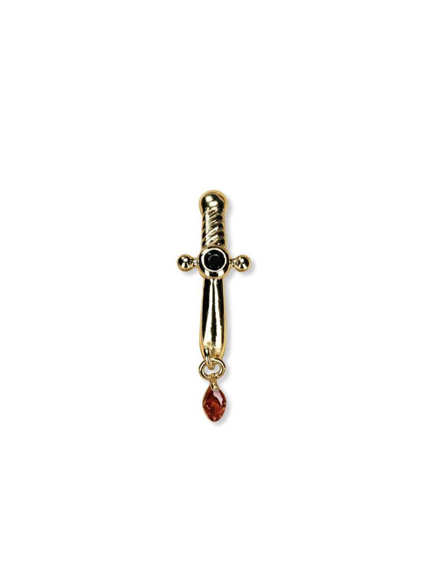 Dagger Belly Button Ring