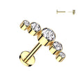 Gold Push Pin Stud
